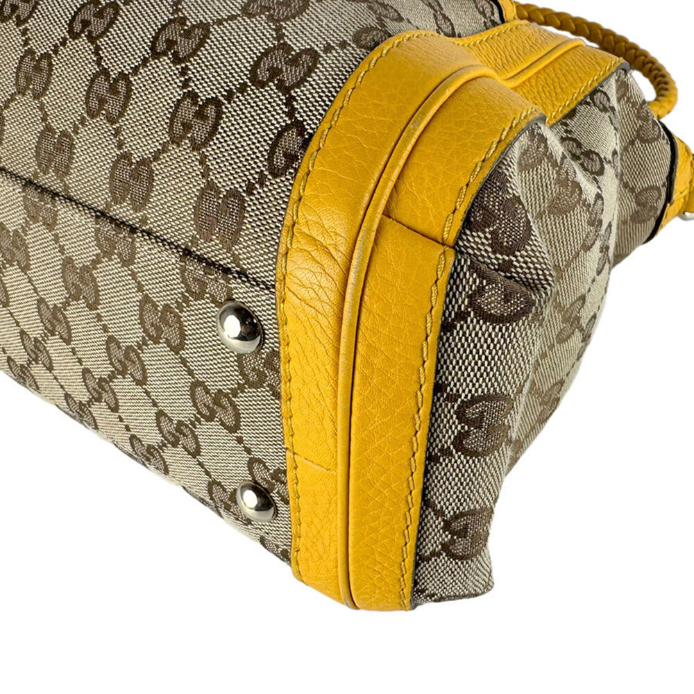 GUCCI Brown Leather Shoulder Bag - Picture 9 of 14